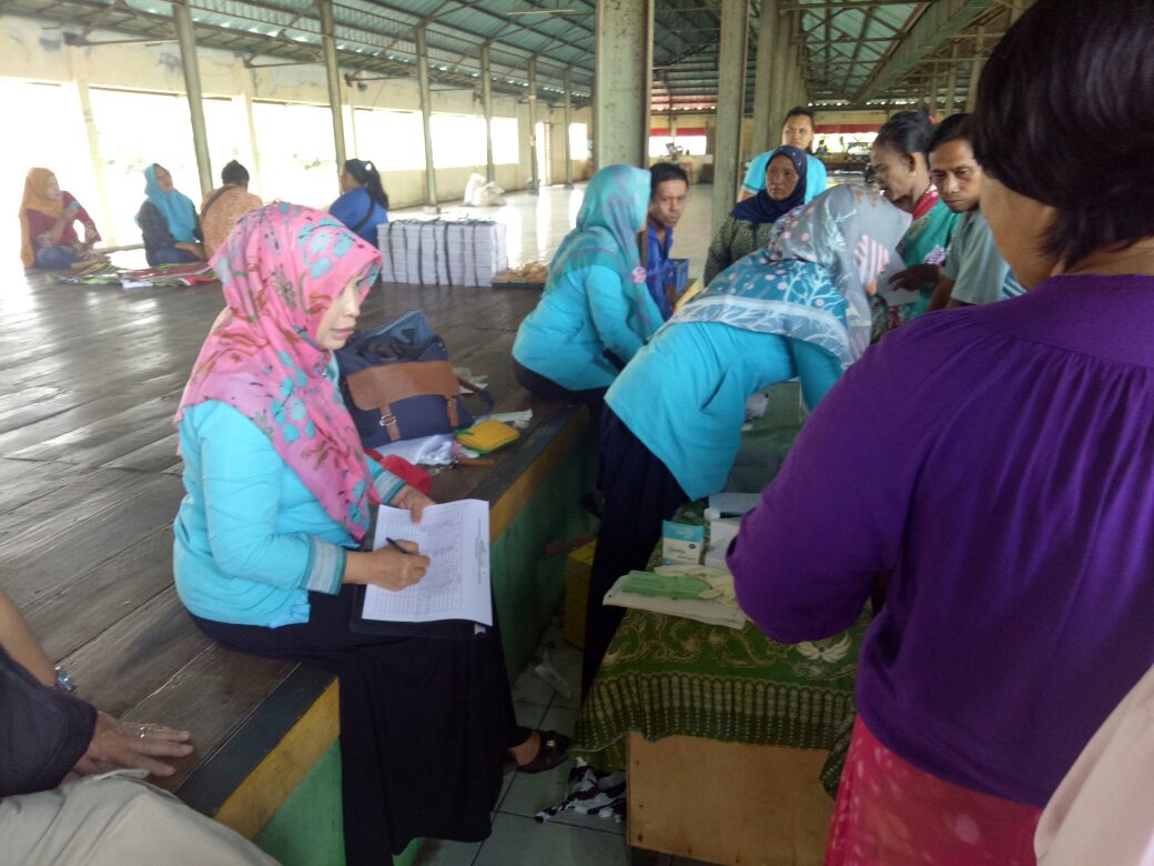kegiatan MPA-PHAST oleh UPTD Puskesmas Wonogiri II di Komunitas Pasar Rakyat